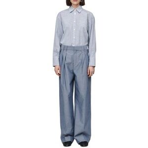 Maria McManus NWT size 6 Chambray Blue Pleated Pants